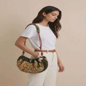 Sac à main demi-lune